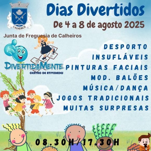 Semana "Dias Divertidos" 4-8 agosto 2025